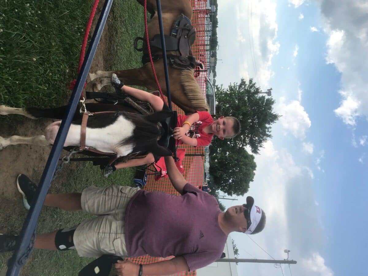  Brayden Thompson with Poppaw Paradise 