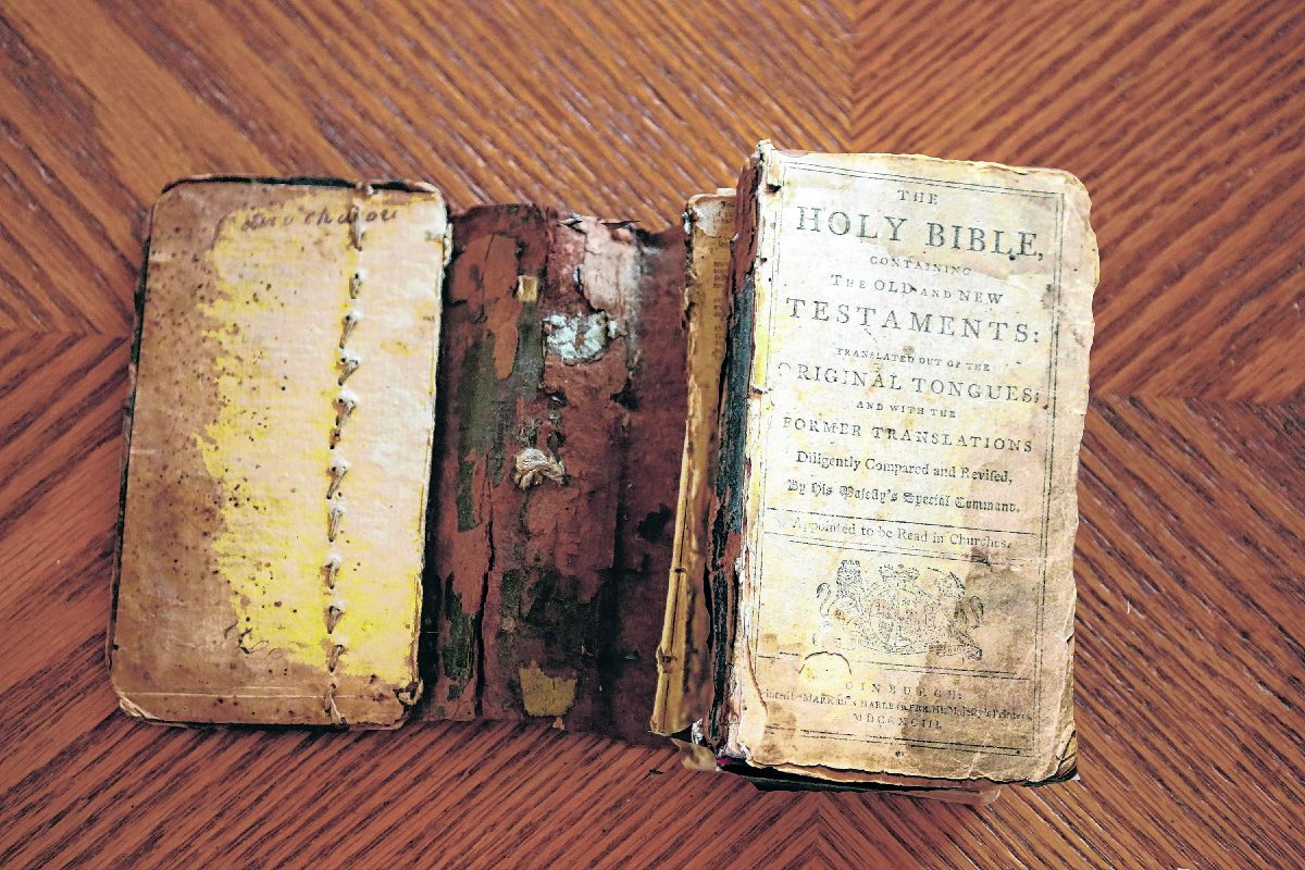 The George Frederick Snively family Bible, published in Scotland in 1793, Wednesday, March 31 ,2021 Carla Clark | For The Republic