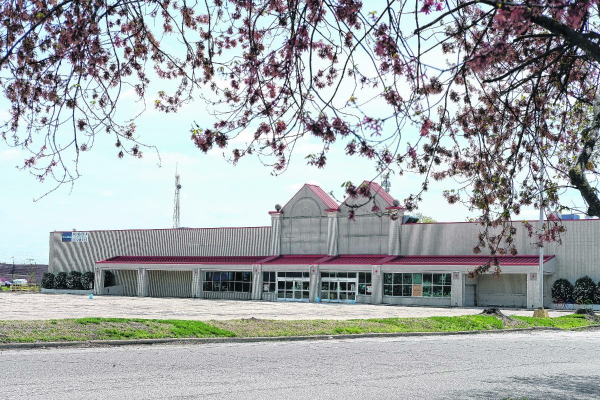 A view of the old Kroger store in Columbus, Ind., pictured Friday, April 16, 2021. Mike Wolanin | The Republic Mike Wolanin | The Republic