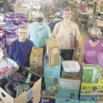 A lot of refugee children came over barefoot. An area church stepped up to help