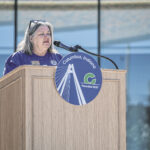 Crowd takes a stand against domestic violence