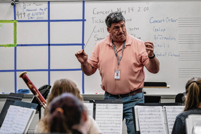 Taking a ‘rest’: Band director reflects on helping students find the music