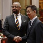 Britain’s top diplomat visits China for the first time in 5 years, hoping to stabilize ties