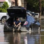 California mountain and desert towns dig out of the mud tropical storm