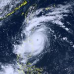 Typhoon Saola strengthens as it passes Taiwan on its way to China