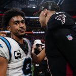 Bijan Robinson outshines top pick Bryce Young as Falcons knock off Panthers 24-10