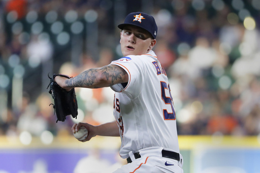 Astros' Hunter Brown and bullpen keep Athletics hitless through 8 innings -  The Republic News