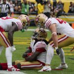 Purdy throws 2 TDs in return from elbow surgery; 49ers drill Steelers 30-7 in season opener