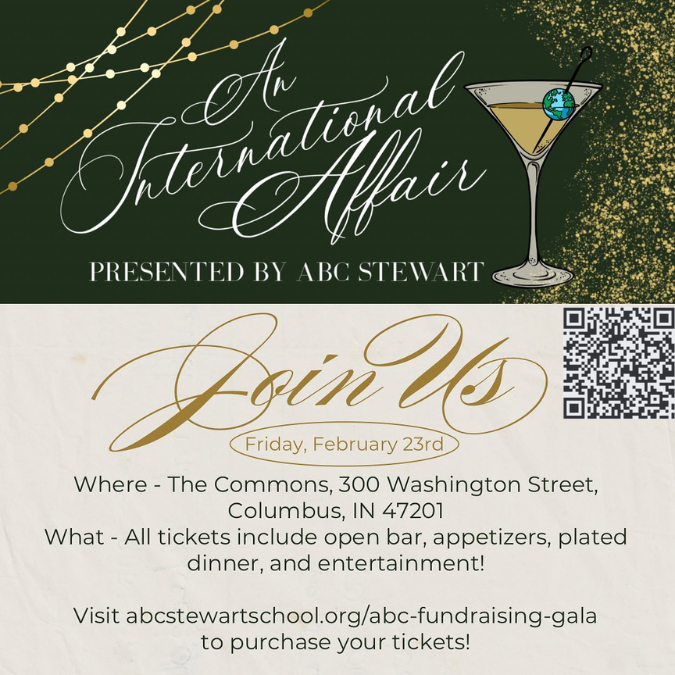 An International Affair – A fundraising event devoted to the advancement of ABC-Stewart School