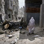 Israeli strikes on southern Gaza city of Rafah kill 22, mostly children, as US advances aid package