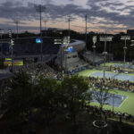 At the US Open, tennis stars shine under dark sky-friendly outdoor lights