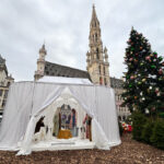 A controversial infant Jesus is stolen from a Belgian Nativity scene