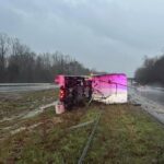 ISP on scene of overturned semi in Jackson County