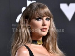 Lawsuit says Taylor Swift’s ‘Showgirl’ pose comes too close to the work of a real one